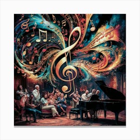 Music Of The Night Canvas Print