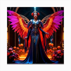 Angel Of The Night 3 Canvas Print