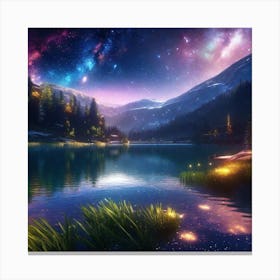 Starry Night Sky 5 Canvas Print