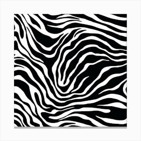 Zebra Print Canvas Print