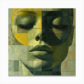 Woman'S Face 13 Canvas Print