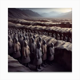 Terracotta Warriors Canvas Print