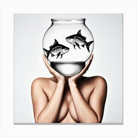 Fish Bowl 18 Canvas Print