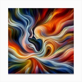 Abstract Painting Canvas Print