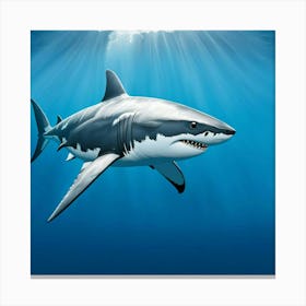 Great White Shark 1 Canvas Print