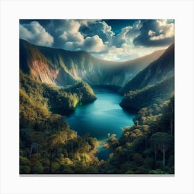 Ecuador Lake Canvas Print