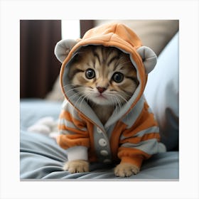 Cute Kitten Canvas Print