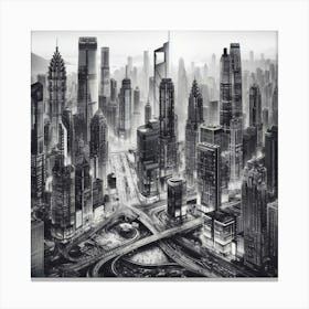 Cityscape 54 Canvas Print