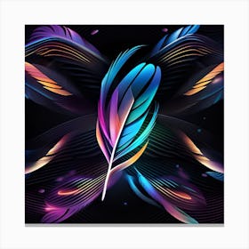 Feather Art 1 Canvas Print