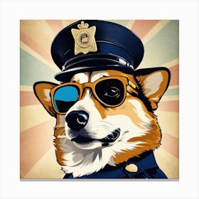Police Dog 4 Canvas Print
