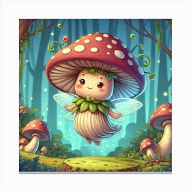 Fairy Mushroom Canvas Print