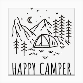 Happy Camper Canvas Print