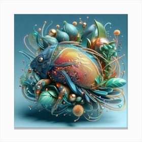 Augmented Fish Canvas Print