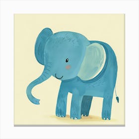 Charming Illustration Elephant 2 Canvas Print