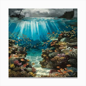 Under The Sea Canvas Print