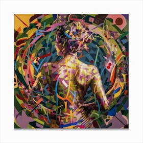 A Mesmerizing Modern Art Piece That Pays Homage Canvas Print