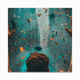 Confetti 2 Canvas Print