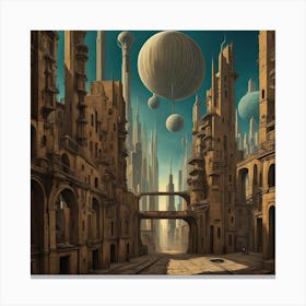 The Metaphysical Future City Canvas Print