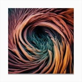 Abstract Swirl Canvas Print