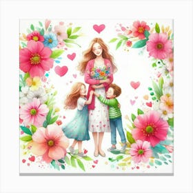 Mother's Day Gift Idea Mom's Love Canvas Print