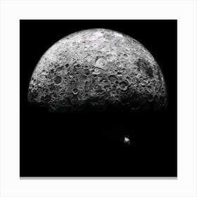 Moon From Space Canvas Print