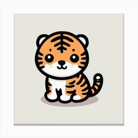 Cute Tiger 8 Canvas Print
