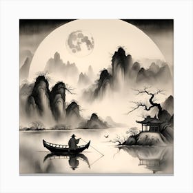 Chinese Painting Canvas Print