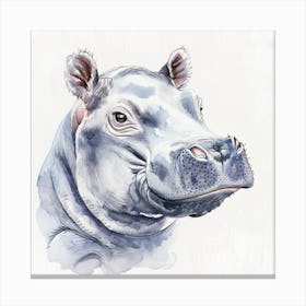 Hippopotamus Canvas Print