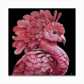 Pink Parrot 2 Canvas Print