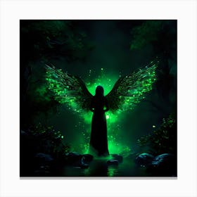 Green Angel Canvas Print
