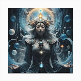 Synthesis Of The Spirit World 1 Canvas Print