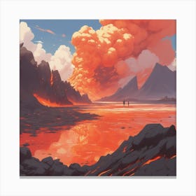 Lava Art 3 Canvas Print