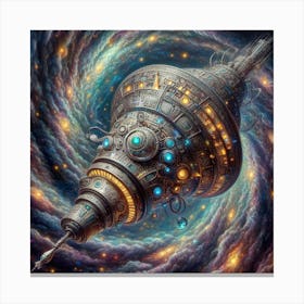 Spaceship 3 Canvas Print