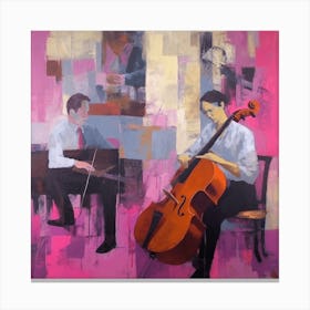 Cello And Piano Canvas Print