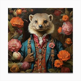 'The Fox' art print Canvas Print