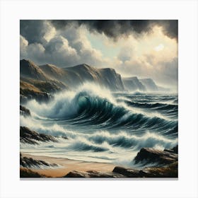 Stormy Seas 2 Canvas Print