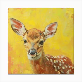 Fawn painting 1 Canvas Print