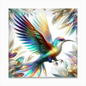 Kolibri Artwork Painting 26 Canvas Print