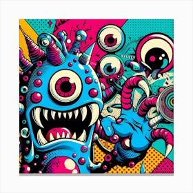 Pop Monster Canvas Print