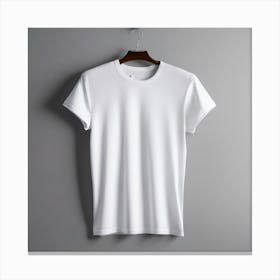 White T - Shirt 2 Canvas Print