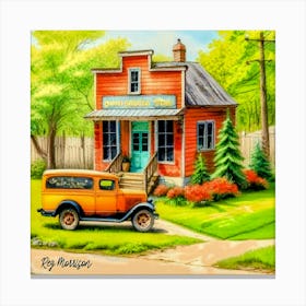 FM-49  COUNTRY STORE  Canvas Print