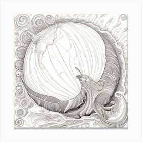 Onion In The Wind Canvas Print