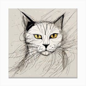 Cat Portrait 1 Canvas Print