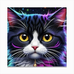 Cat In Space ghh Canvas Print