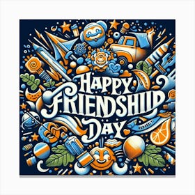 Happy Friendship Day 3 Canvas Print