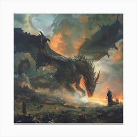 Dragons Of Mordor Canvas Print