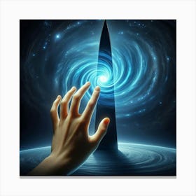 Hand Reaching For A Star 1 Canvas Print