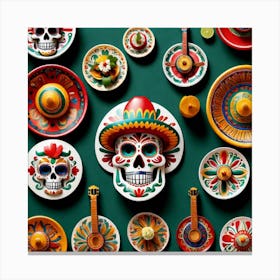 Day Of The Dead 40 Canvas Print