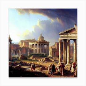 Roman Forum Canvas Print