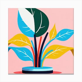 Illustration Of A Plant Canvas Print